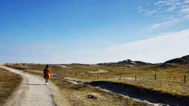 Strandhuisje aan zee